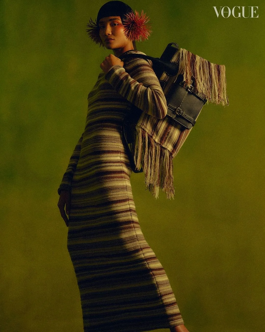 女性情報誌 Vogue Brasil Magazine January 2022 Hick Duarte Captures 'Back to the Origins' for Vogue Brazil